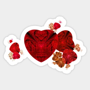 Field of Hearts Sticker